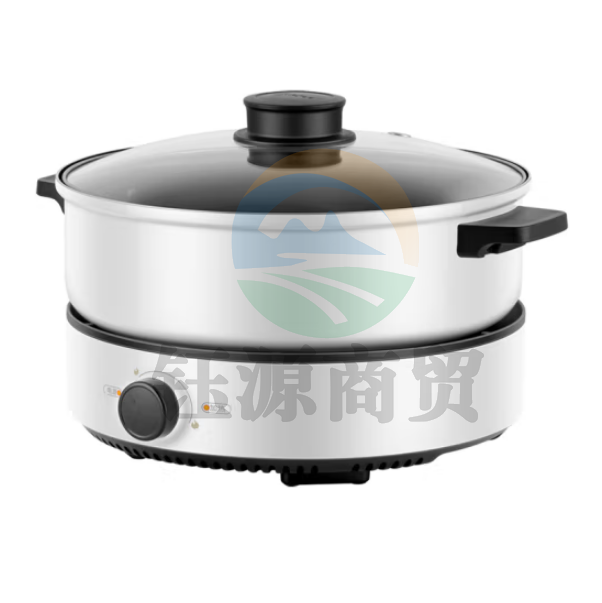 美的DY26Easy501 多用途锅大容量电热锅 分体式简约火锅【标配+烤盘+鸳鸯锅】