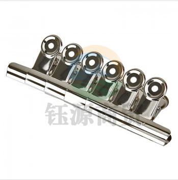 晨光（M&G）ABS92645 银色圆形票夹 76mm 6个装