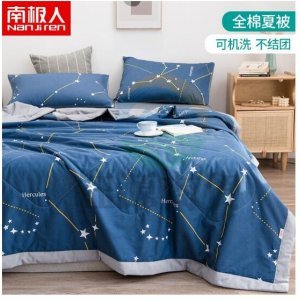 南极人 夏凉被 纯棉抑菌空调被 150*200cm（星辰大海）