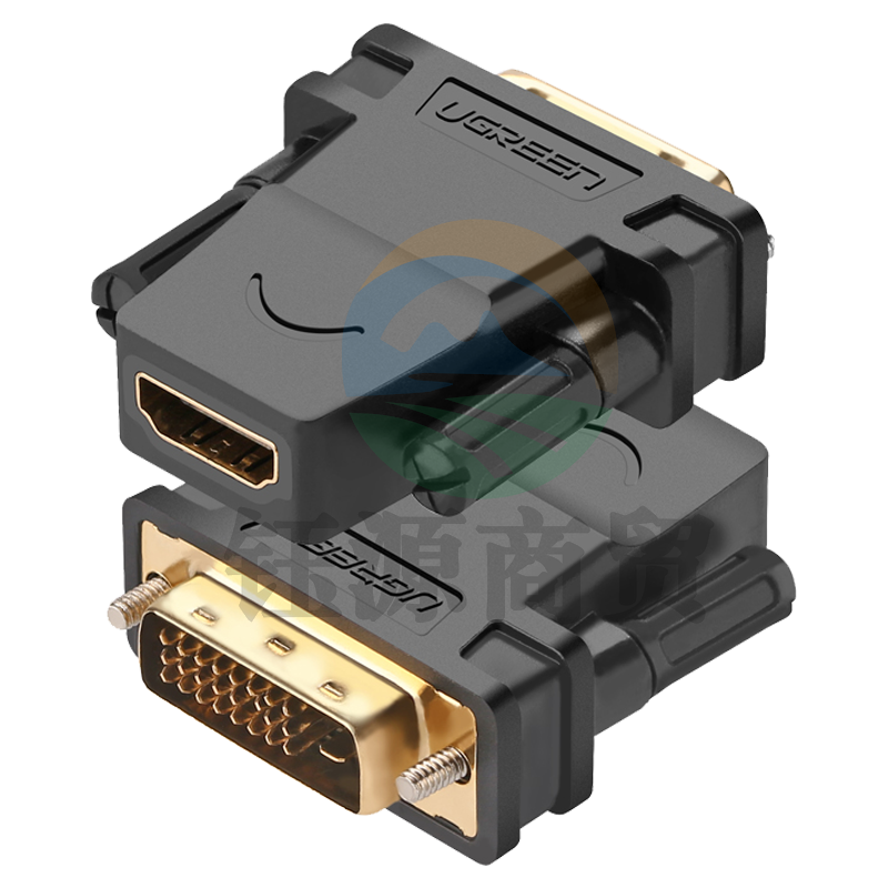 绿联（UGREEN）DVI公转HDMI母转接头 DVI24+1/DVI-D转HDMI高清转换线 支持PS4笔记本电脑显卡接显示器20124