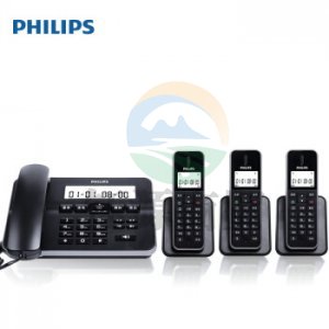 飞利浦 PHILIPS DCTG192 电话机（一拖三）