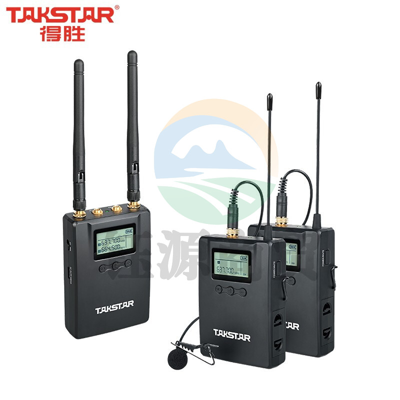 得胜 TAKSTAR SGC-200W 小蜜蜂无线麦克风 一拖二 领夹式 计价单位:套