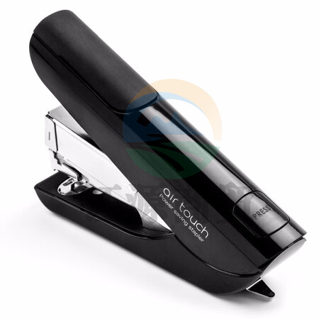 可得优（KW-triO） 556A空气质感订书机大号学生办公订书器加厚12号针可订40页 黑色 【40页】2个装