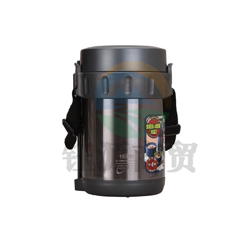 膳魔师 JBA-2001 1.6L 不锈钢保温桶大容量便当盒外出便携保温饭盒