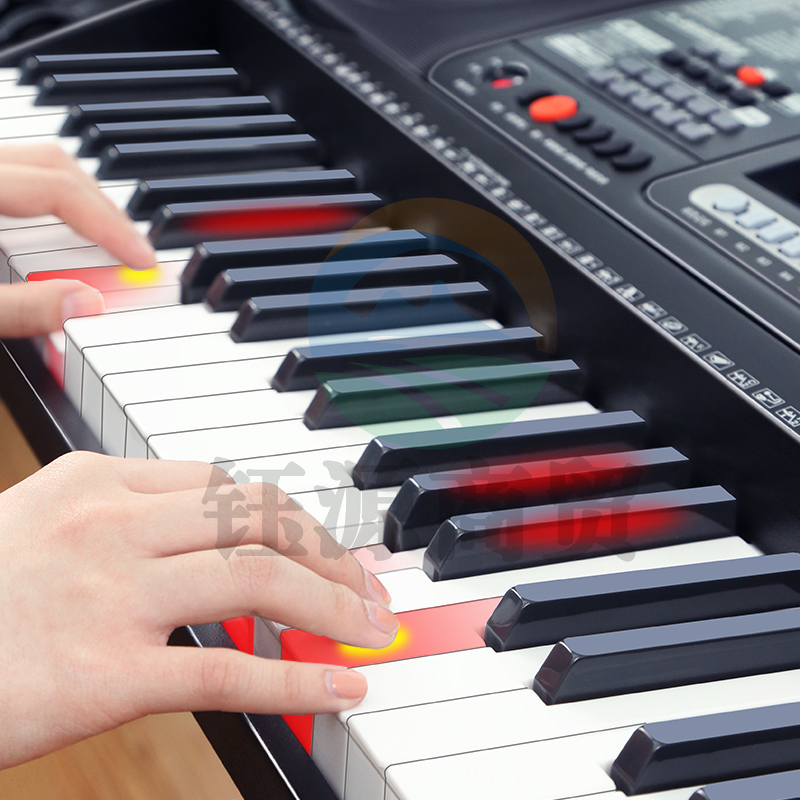  美科（MEIRKERGR）MK-8690 智能版+琴架 连接APP亮灯跟弹乐器 61键力度钢琴键智能电子琴带琴架