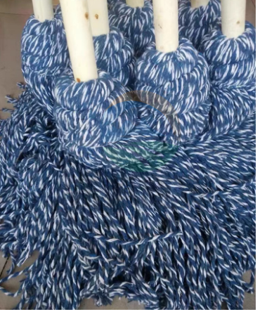 墩布 棉线拖把 传统老式花棉线墩布 清洁墩布 拖布 (10个/捆)