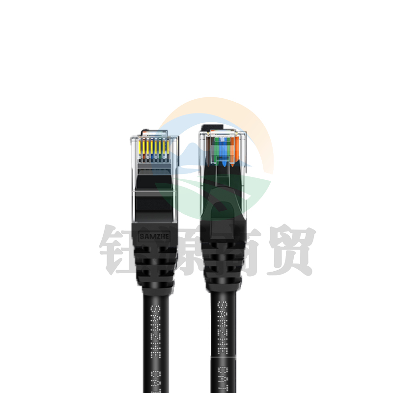 山泽(SAMZHE)HBL-6250六类千兆网络跳线宽带线黑色25米