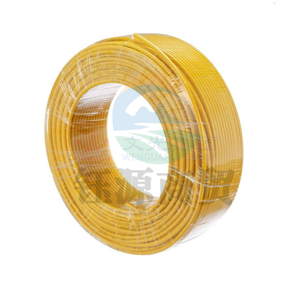 津达 WDZB-BYJ-黄色6平方 100/盘 电缆 低烟无卤塑铜线