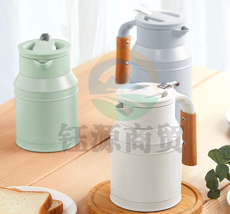 mosh 保温壶 暖水瓶DMTK1.5TU 湖蓝色1.5L