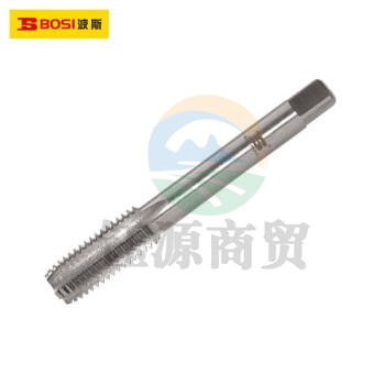 波斯（BoSi） 手用丝锥丝公制丝锥板牙套装丝攻攻丝器手用手动攻牙绞手扳手 机用丝锥M8 BS531408