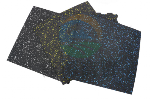 X-RIVAL橡胶运动地垫（减震隔音）500*500mm 2.5mm厚