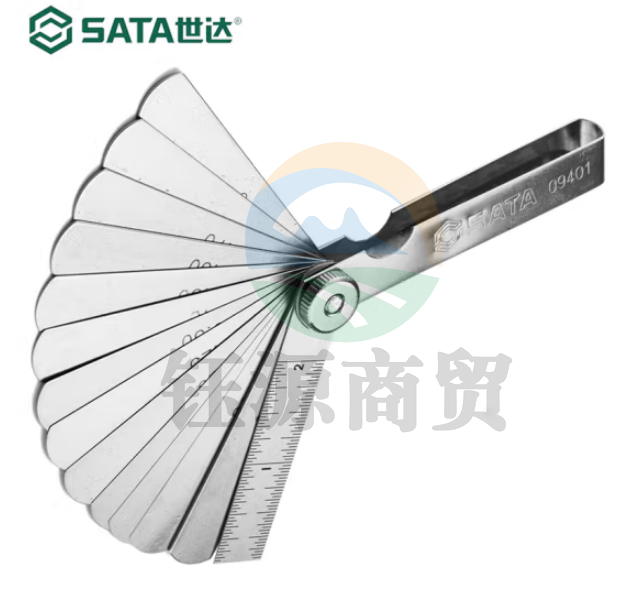 世达（SATA）09401 14件套塞尺0.05-1.00MM