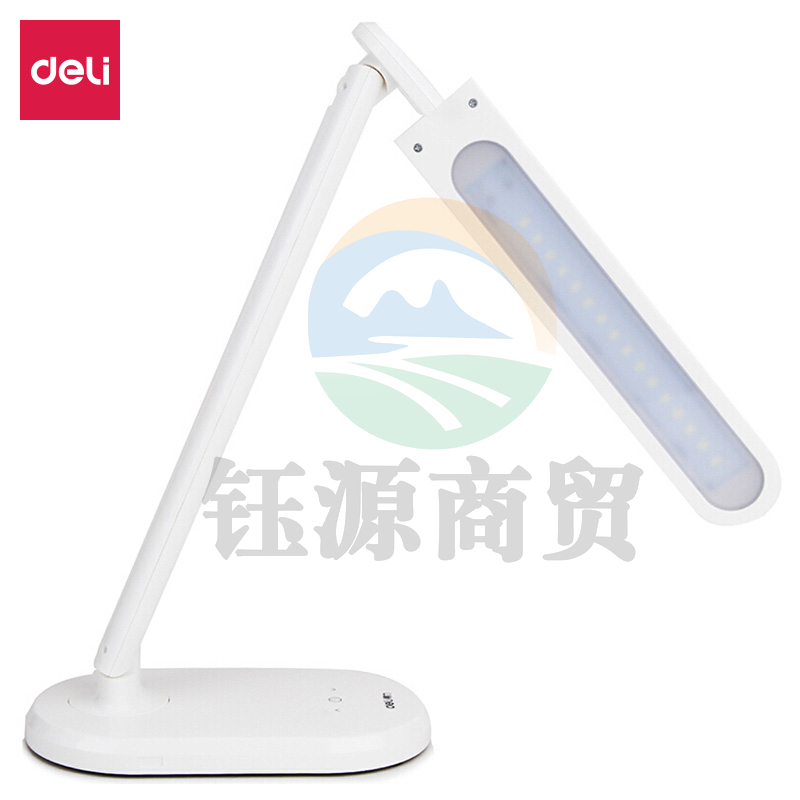 得力（deli）4300LED触控台灯(白色) 适配器 DC12V 1A