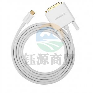 绿联 UGREEN 40421 Type-C转DVI转接线 通用USB-C转换器投屏拓展坞 1.5米