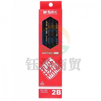 晨光（M&G）AWP33901 孔庙祈福2B铅笔 六角形易抓握 12支/盒