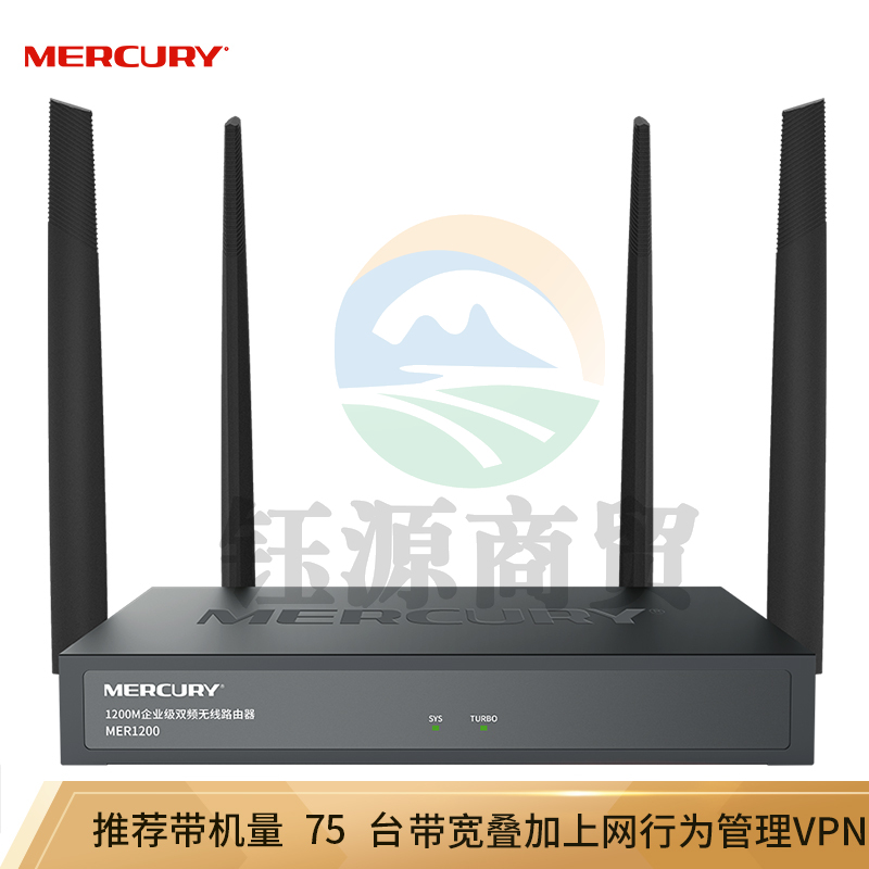 水星（Mercury）1200M 5G双频无线企业级路由器 wifi穿墙/VPN MER1200