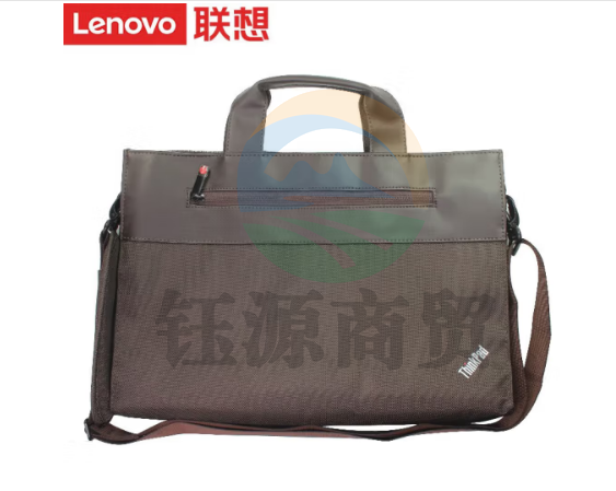 联想（Lenovo）ThinkPad Elite14英寸商务笔记本电脑包套装 单肩背包手提拎包含内胆包 棕色 4X41C71240