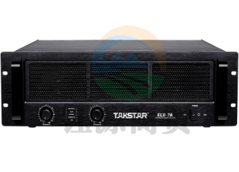 得胜（TAKSTAR） ELV-7A 专业功放 650W功率2声道 KTV酒吧舞台娱乐慢摇等娱乐扩声