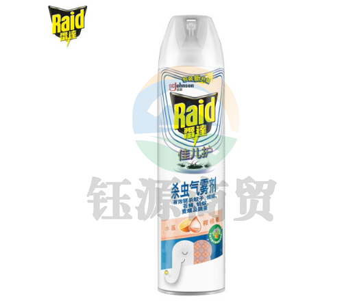 雷达(Raid) 佳儿护 杀虫剂喷雾 600ml 柑橘香 水基 杀蟑喷雾 杀虫气雾剂 杀蟑