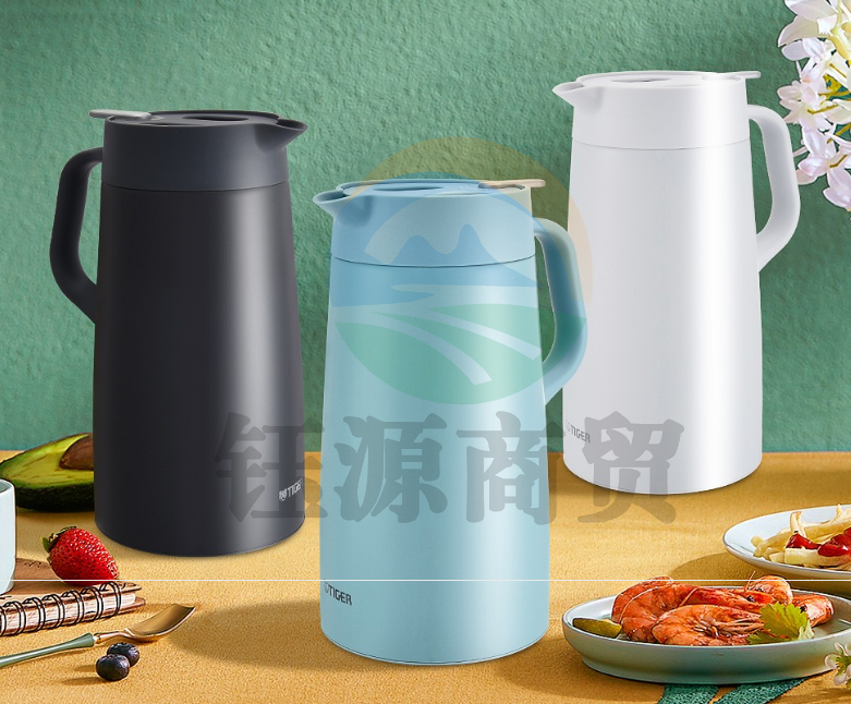 虎牌（TIGER）PWO-A16C保温壶 304不锈钢时尚简约水壶水杯 深灰色1.6L