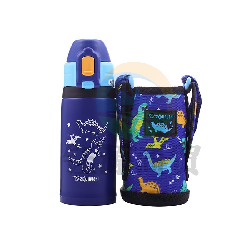 象印（ZO JIRUSHI）SD-CKE36真空童用吸管杯 桃色粉0.36L