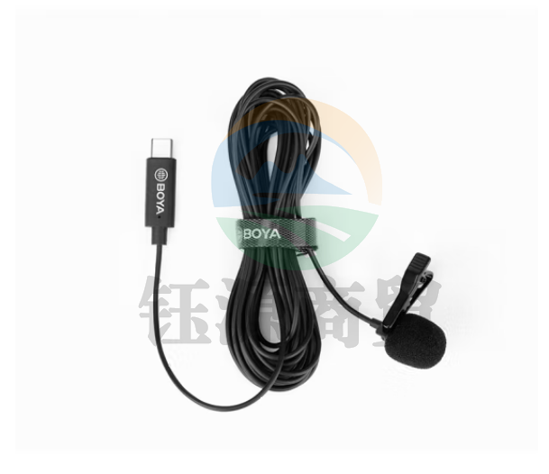 BOYA 博雅麦克风BY-M3手机领夹麦 手机直播带货网课短视频收录音胸麦话筒兼容于华为小米三星安卓Type-C 6米
