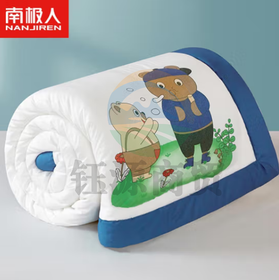 南极人 100%新疆棉花被加厚5斤 水洗棉面料 单人 深林鹿150*200cm