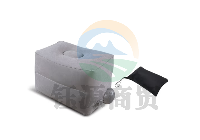 JOYTOUR旅行按压充气脚垫飞机高铁办公室脚凳脚踏 按压款灰色两层