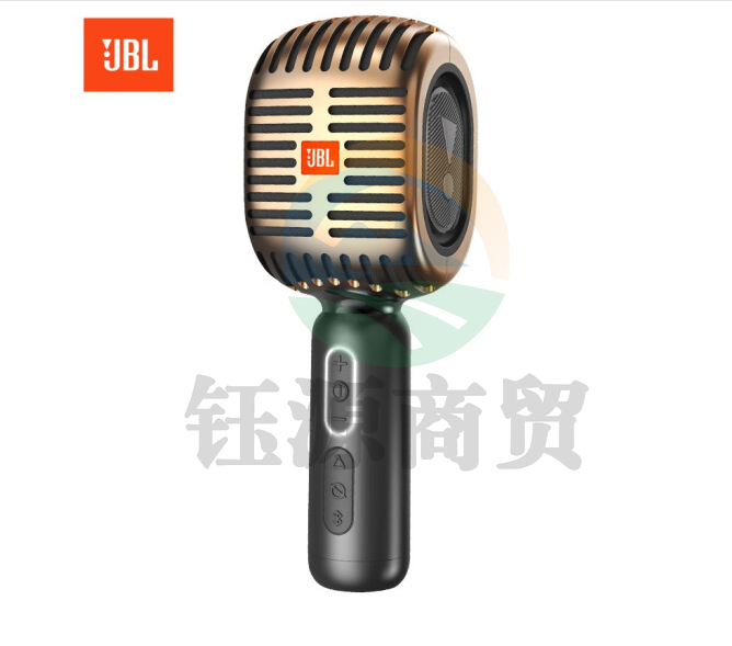 JBL KMC600 蓝牙无线麦克风 全民K歌话筒音响音箱一体麦克风 手机直播录音会议话筒K歌宝 玫瑰金