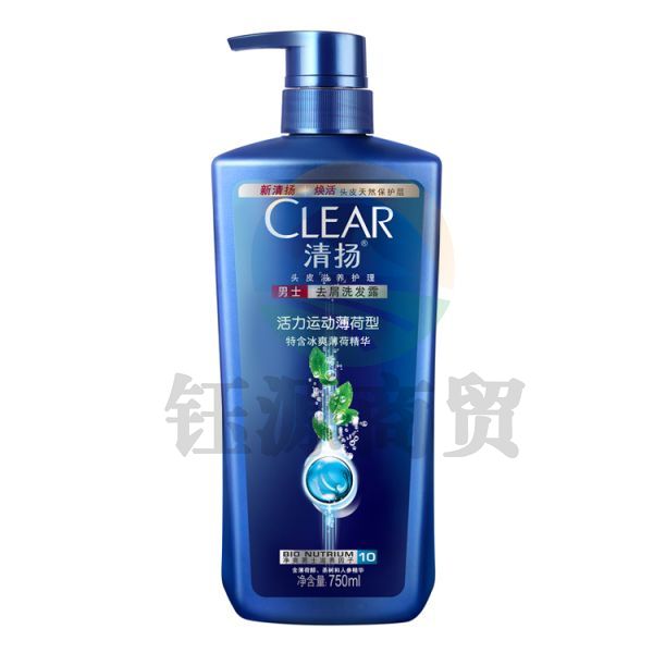 清扬(CLEAR)男士去屑洗发露 洗发水 活力运动薄荷型 750ml