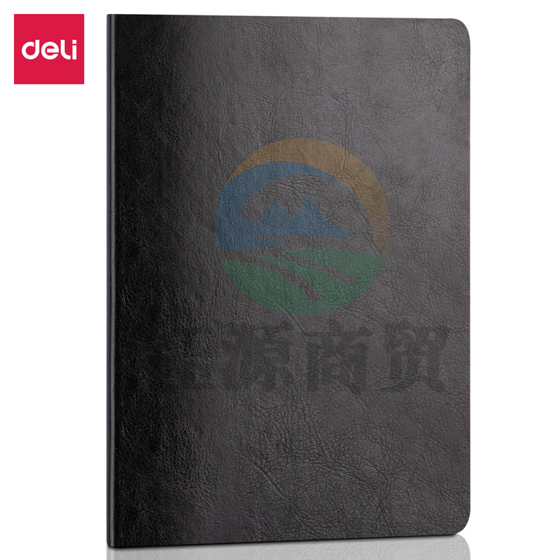 得力7996 软面贴芯本-250mm*175mm(黑)(本)