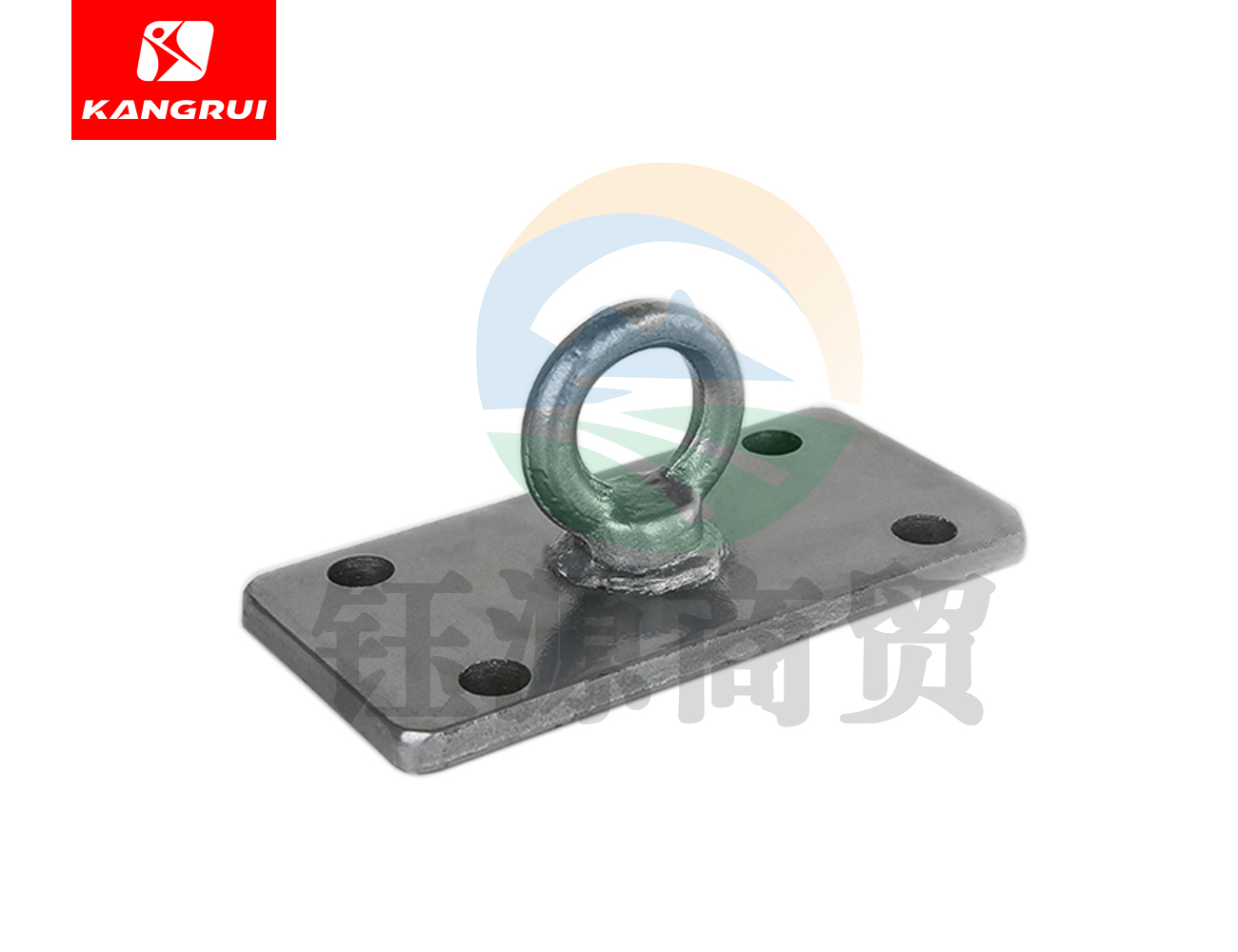 康瑞KH641 沙袋吊环 优质钢材 膨胀螺栓固定 （配4个M8膨胀螺丝）银灰色