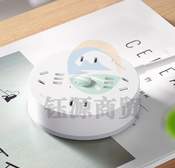 公牛（BULL）可收纳绕线圆形插座4位总控 全长1.8米 GN-R2220S