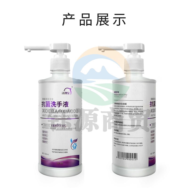 洗得宝抗菌洗手液 儿童洗手液 杀菌消毒500ml