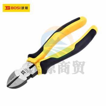 波斯（BOSI）精品系列斜嘴钳偏口钳子多功能斜口钳剪线钳 BS191216（6寸）