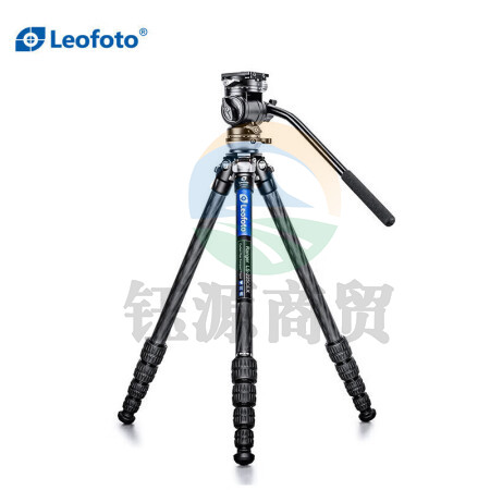 徕图（Leofoto）LS-225CEX+BV-1R（脚架云台套装）视频直播便携精巧迷你双全景液压云台碳纤维三脚架套装