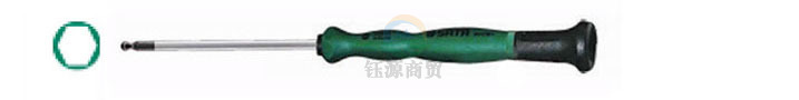 世达 63201 球形六角微型塑柄螺丝批 1.3*40mm（计价单位:把）