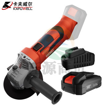 卡夫威尔20V锂电角磨机 角向磨光机 切割打磨抛光机 PA4225F-Y-2S-1