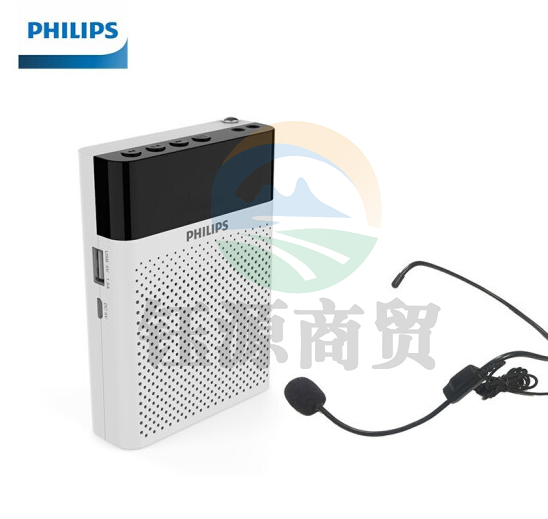 飞利浦SBM300 有线便携小蜜蜂扩音器 蓝牙音箱升级降噪功能 象牙白