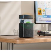 奥睿科 硬盘盒硬盘柜3.5英寸多盘位USB3.0 SATA机械硬盘外置外接移动存储磁盘柜硬盘笼 双盘位DS200U3