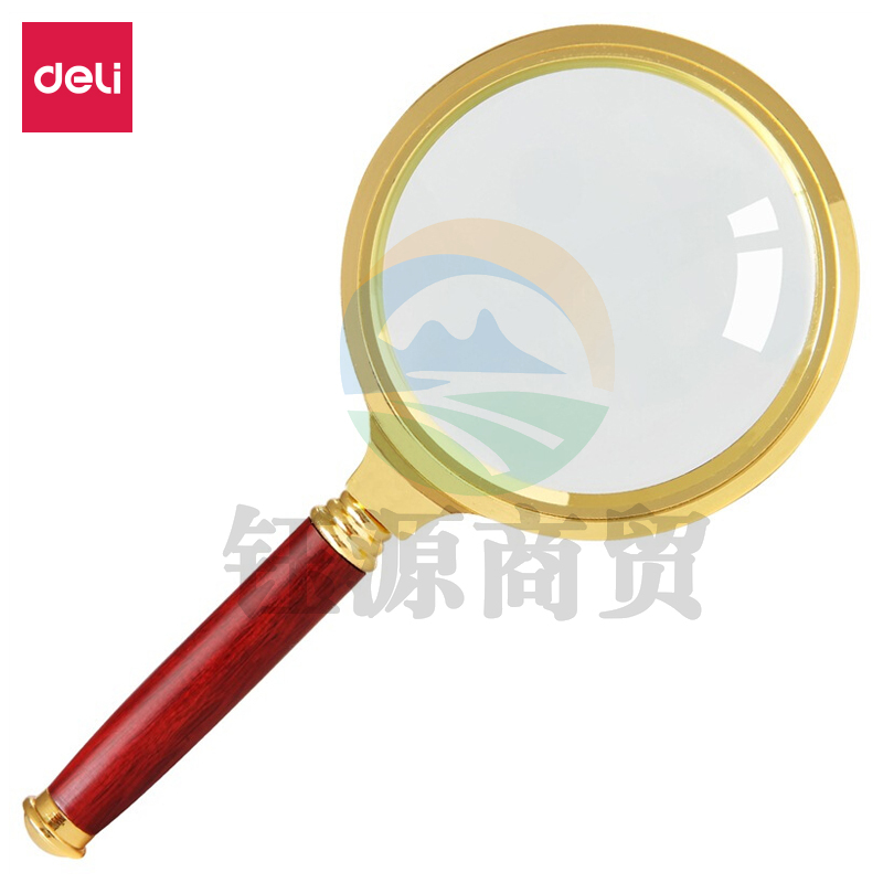 得力9097放大镜(金)(只)