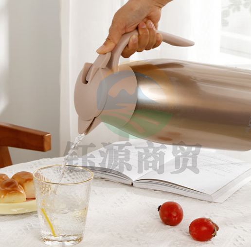 富光 B19311保温壶大容量2L金色 内外304不锈钢保温壶