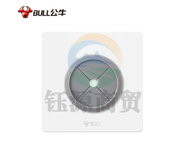 公牛（BULL）空白面板 G12系列 空白板带出线孔面板墙堵洞遮丑 G12B104 象牙白