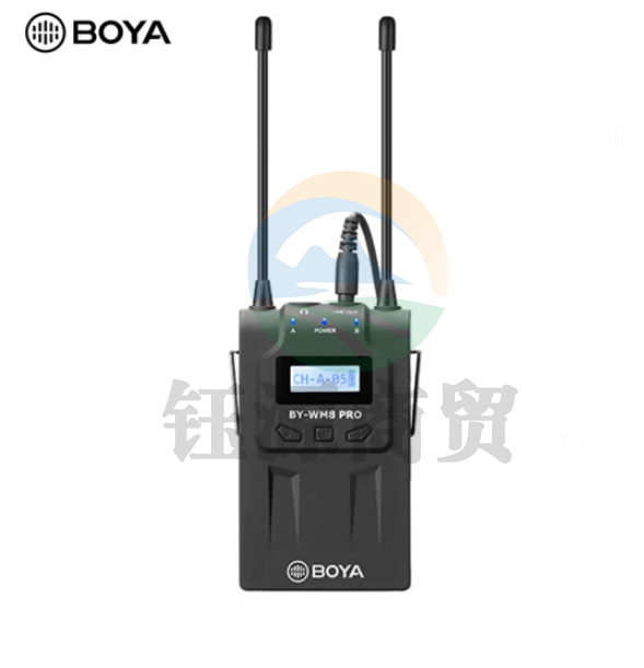 博雅RX8 PRO 无线小蜜蜂领夹麦克风单个接收器