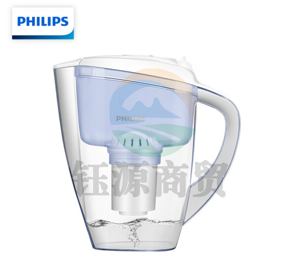飞利浦（PHILIPS）WP2802 净水壶 家用滤水壶 厨房自来水过滤器 除氯除菌超滤净水器