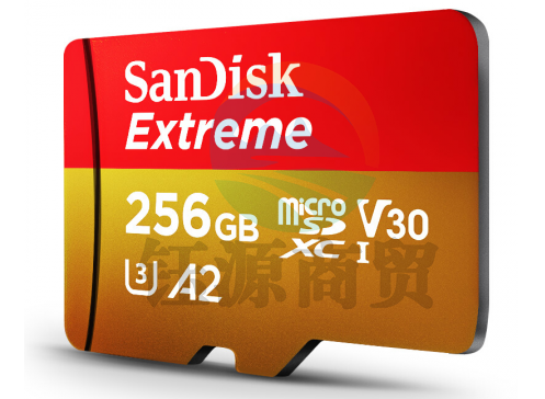 闪迪 SanDisk TF存储卡 SDSQXA1-256G-ZN6MA 256G U3 V30 C10 4K A2 至尊极速移动版 读速160MB/s 写速90MB/s