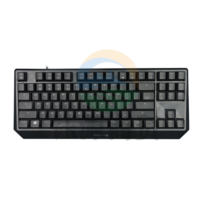 樱桃（Cherry）MX1.0 TKL G80-3811LYAEU-2 机械键盘 有线键盘 87键背光机械键盘 黑色 红轴