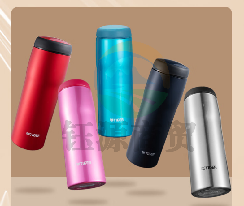 虎牌（TIGER）MJA-B048不锈钢保温杯 水杯 亮粉色480ml