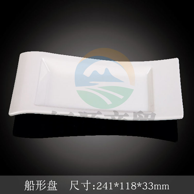 台顺密胺餐具3714 船形盘5个起售