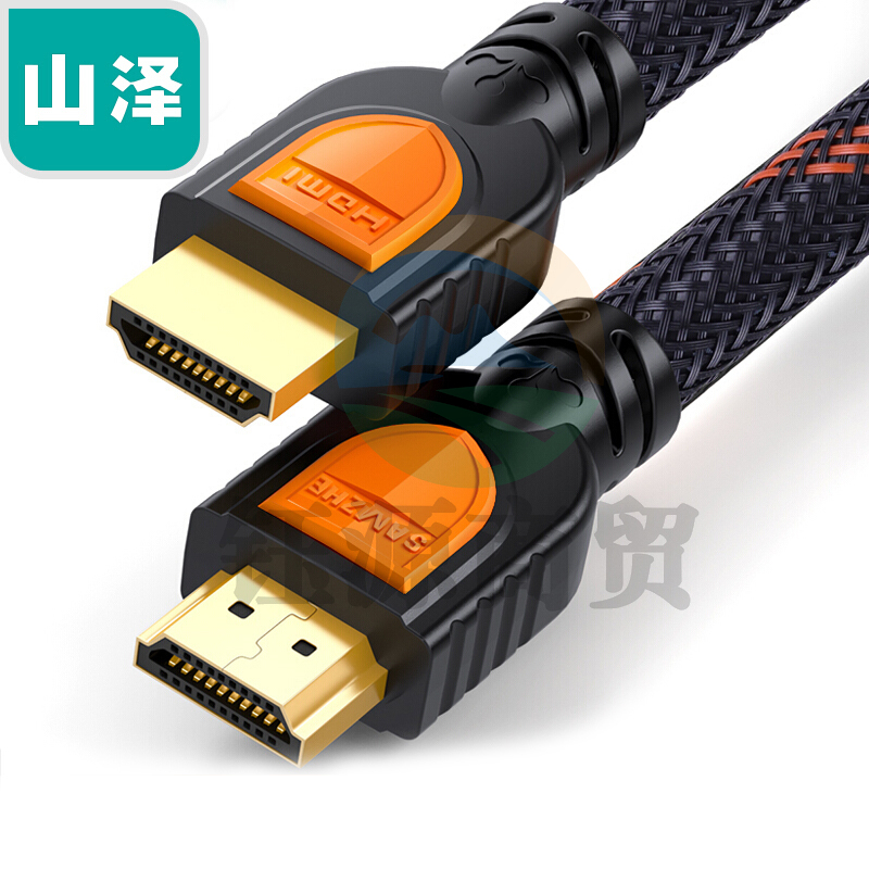 山泽（SAMZHE）SM-8825经典2.03D版25米工程级HDMI数字高清线数字信号放大芯片支持超清2k*4k分辨率3D功能电视线/投影仪线 黑色